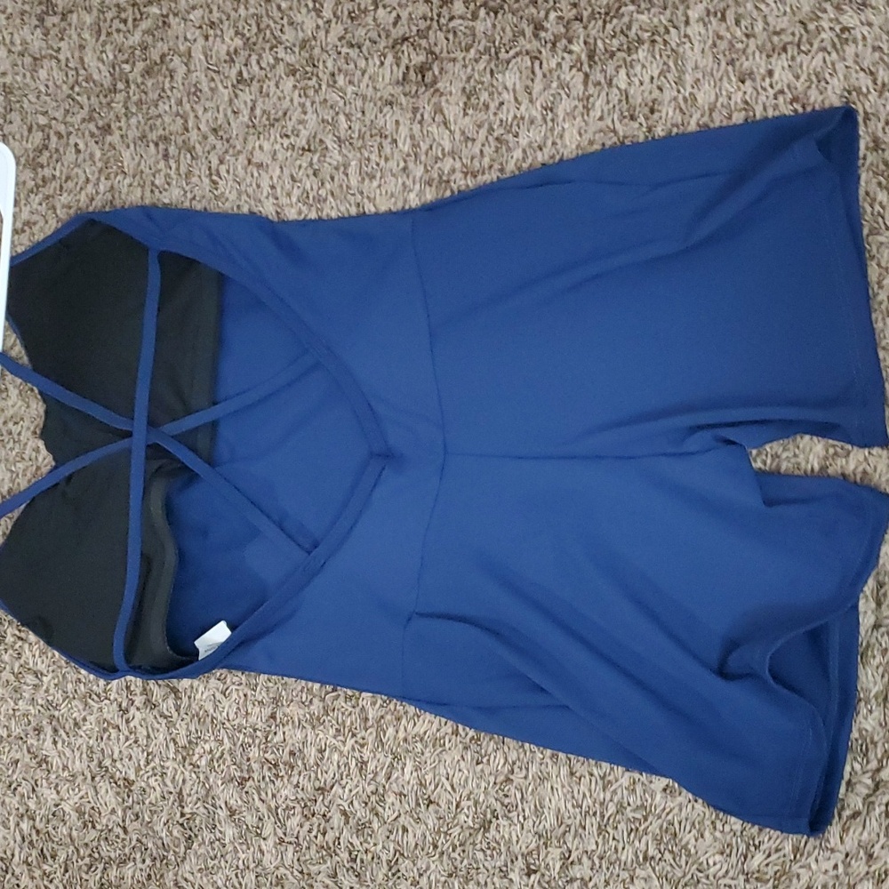 Women backless yoga, exercise jumpsuit sleeveless fitness gym rompers size small